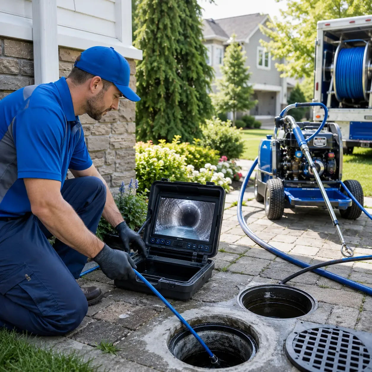 Outdoor drain cleaning professionals serving Barrington, IL
